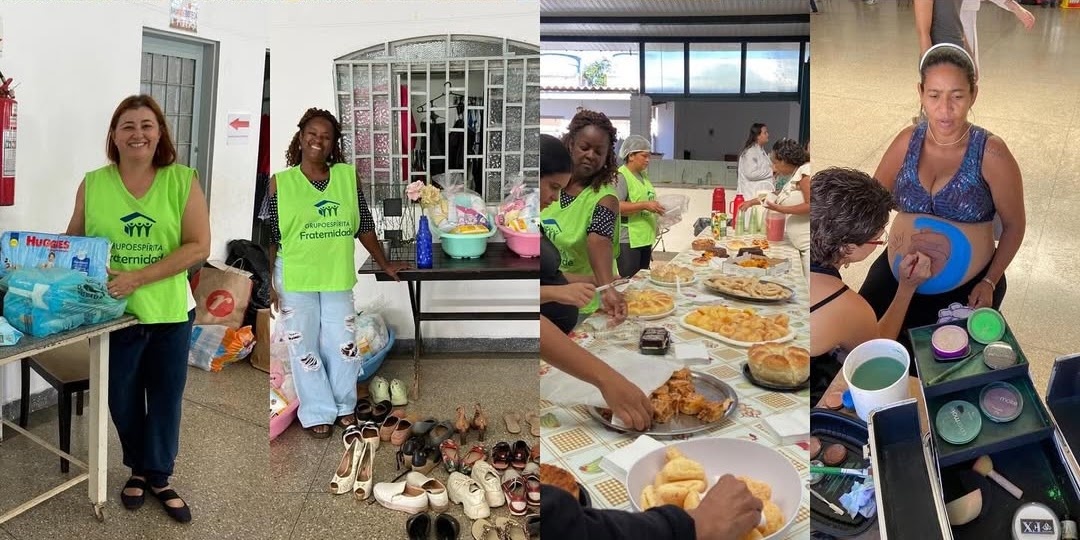 Atividades de apoio às gestantes e bazar solidário do DAPS